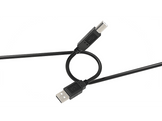 ISY IUC-1004 - Câble USB-A 2.0 vers USB-B 2.0 - 3m - Noir
