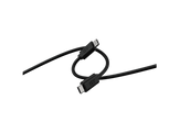 ISY IUC-1031 Câble USB-C - USB-C 0.75 m Noir