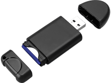 Charger l&#39;image dans la galerie, ISY Lecteur de cartes 8-en-1 USB 3.0 Noir (ICR-130)
