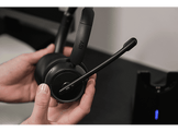 ISY Micro-casque sans fil avec station de recharge (IHS-8200) Micro-casque Noir