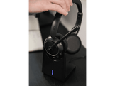 ISY Micro-casque sans fil avec station de recharge (IHS-8200) Micro-casque Noir