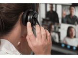 ISY Micro-casque sans fil avec station de recharge (IHS-8200) Micro-casque Noir