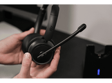 ISY Micro-casque sans fil avec station de recharge (IHS-8200) Micro-casque Noir