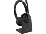 ISY Micro-casque sans fil avec station de recharge (IHS-8200) Micro-casque Noir