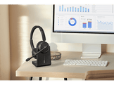 ISY Micro-casque sans fil avec station de recharge (IHS-8200) Micro-casque Noir
