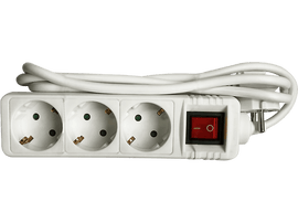 ISY Multiprise 3 ports 1,4 m Blanc (IPS 3000-W)