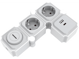 ISY Multiprise Flexible USB-A / USB-C Blanc (IPS-2001-W)