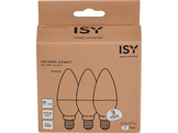 ISY Pack de 3 ampoules LED blanc chaud E14 4.9 W (ISYLED-E14-4.9W3PACK)