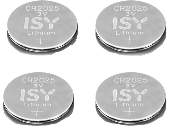 ISY Pile CR2025 Lithium 3V 4 pièces (IBA-2025-1)