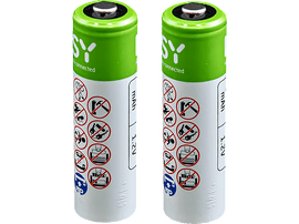 ISY Piles AAA rechargeables 800 mAh 2 pièces (IAB-1003)