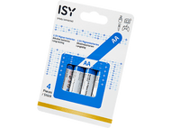 ISY Piles alcalines 4 x AA (IBA-2004)