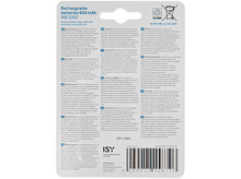 Charger l&#39;image dans la galerie, ISY Piles rechargeables AAA 800 mAh 4 pièces (IAB-1002)
