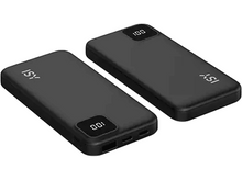 Charger l&#39;image dans la galerie, ISY Powerbank 10.000 mAh Noir (IPP 10001)
