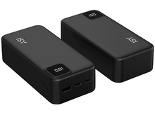 Charger l&#39;image dans la galerie, ISY Powerbank 27.000 mAh Noir (IPP-27000)
