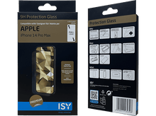 Charger l'image dans la galerie, ISY Protection d'écran en verre trempé iPhone 14 Pro Max Noir (IPG 5163-2.5D)
