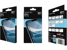 Charger l'image dans la galerie, Trois boîtes de protection d'écran pour téléphone sont affichées. Les boîtes sont noires et bleues avec du texte et une image de téléphone.
