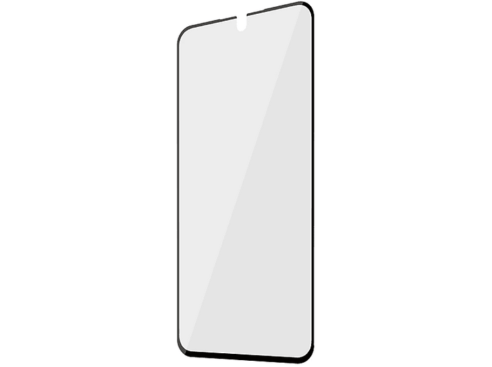 Protecteur d'écran de téléphone. Il a un cadre noir.