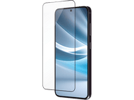 Smartphone avec protecteur d'écran appliqué et le protecteur lui-même.