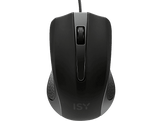 ISY Souris Rubber Coated Noir (ICM-2000)