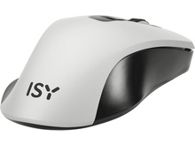 Charger l'image dans la galerie, Souris ISY blanche et noire. Fond blanc.
