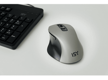 Charger l&#39;image dans la galerie, ISY Souris sans fil Rubber Gris (IWM-3000) Souris sans fil Gris
