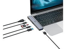 Charger l&#39;image dans la galerie, ISY Station d&#39;accueil Dual USB-C Multiport PD (IAD-1021-1)
