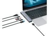 ISY Station d'accueil Dual USB-C Multiport PD (IAD-1021-1) Docking station