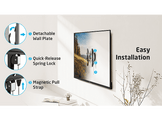 ISY Support mural pour TV 19" à 48" VESA max. 200 x 200 mm (ITV 1000)