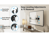 ISY Support mural pour TV 32" à 65" VESA max. 400 x 400 mm (ITV 2100)