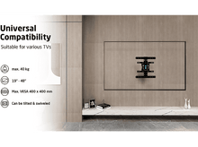 Charger l&#39;image dans la galerie, ISY Support mural pour TV  32&quot; à 65&quot; VESA max. 400 x 400 mm (ITV 3400)
