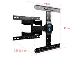 ISY Support mural pour TV  32" à 65" VESA max. 400 x 400 mm (ITV 3400)