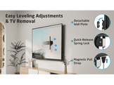 ISY Support mural pour TV 37" à 80" VESA max. 600 x 400 mm (ITV 2200)