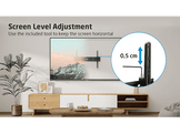 ISY Support mural pour TV 37" à 80" VESA max. 600 x 400 mm (ITV 2200)