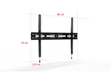 ISY Support mural pour TV 40" à 100" VESA max. 800 x 600 mm (ITV 1300)