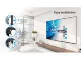 ISY Support mural pour TV 40" à 100" VESA max. 800 x 600 mm (ITV 1300)
