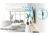 ISY Support mural pour TV  40" à 100" VESA max. 800 x 600 mm (ITV 2400)