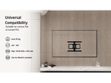 ISY Support mural pour TV 48" à 80" VESA max. 600 x 400 mm Full Motion (ITV 3500)