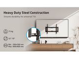 ISY Support mural pour TV Premium 32" à 70" VESA max. 400 x 400 mm (ITV 2300)