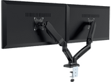 ISY Support pour moniteur pour 2 moniteurs jusqu'à 32'' Dual Gaslift Noir (IMA-2100)