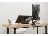 ISY Support pour moniteur pour 2 moniteurs jusqu'à 32'' Dual Gaslift Noir (IMA-2100)