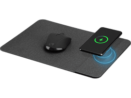 ISY Tapis de souris avec chargeur à induction 5 W Gris (IMP-5000)