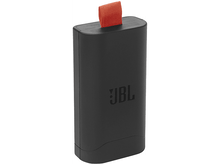 Charger l&#39;image dans la galerie, Haut-parleur JBL rectangulaire noir avec sangle orange. Logo JBL sur le devant.
