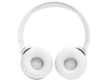 Charger l&#39;image dans la galerie, Un casque circum-auriculaire blanc sur fond blanc. Les oreillettes et le bandeau sont blancs.
