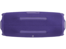 Charger l&#39;image dans la galerie, Haut-parleur violet, vue de dessus, avec des accents violets. Forme horizontale.
