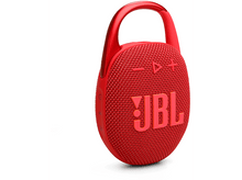 Charger l&#39;image dans la galerie, Haut-parleur rouge JBL Clip 4 avec poignée. Logo JBL visible. Fond blanc.
