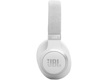 Charger l&#39;image dans la galerie, Une paire d&#39;écouteurs JBL blancs. Les écouteurs sont sur un fond blanc.
