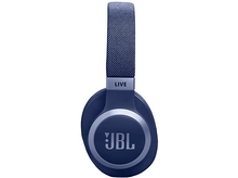 Charger l&#39;image dans la galerie, Casque JBL bleu marine avec le logo JBL argenté sur les oreillettes.
