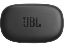Charger l&#39;image dans la galerie, Étui de chargement JBL noir avec le logo JBL visible sur le dessus.
