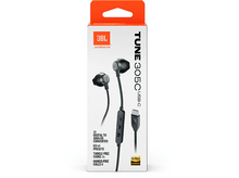 Charger l&#39;image dans la galerie, JBL Oreillettes TUNE 305C  IN EAR WIRED USB-C BLACK
