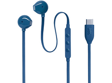 Charger l&#39;image dans la galerie, JBL Oreillettes TUNE 305C  IN EAR WIRED USB-C BLUE
